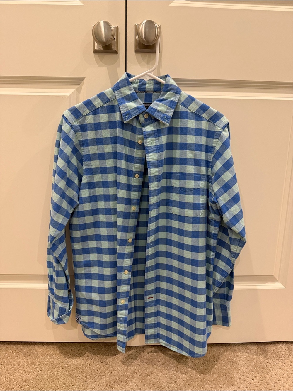 Daniel Cremieux Light and Royal Blue Check Button-Down Shirt